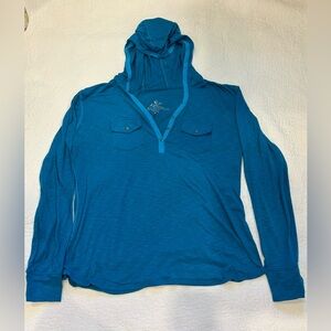 Kuhl hooded women’s long sleeve top.